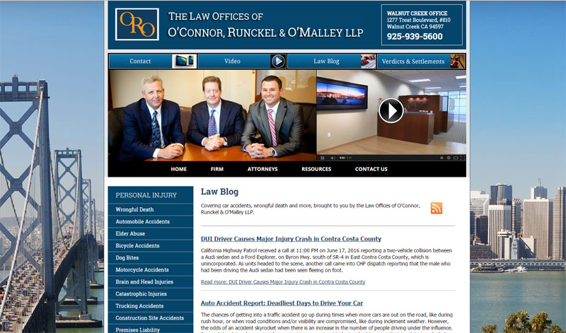 attorney blog design