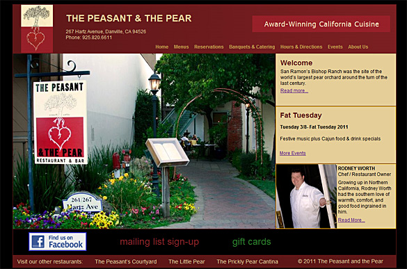 Restaurant Web Design