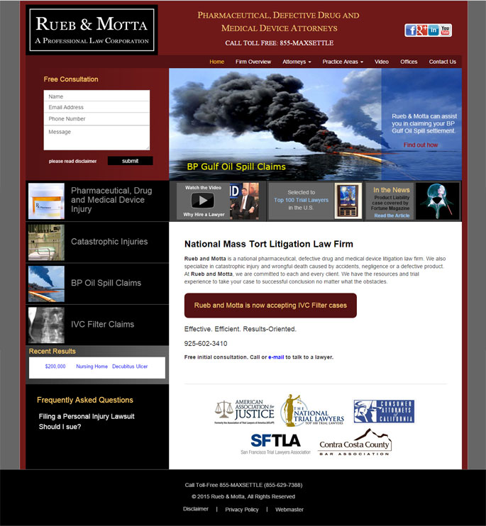 Law Marketing Web Design